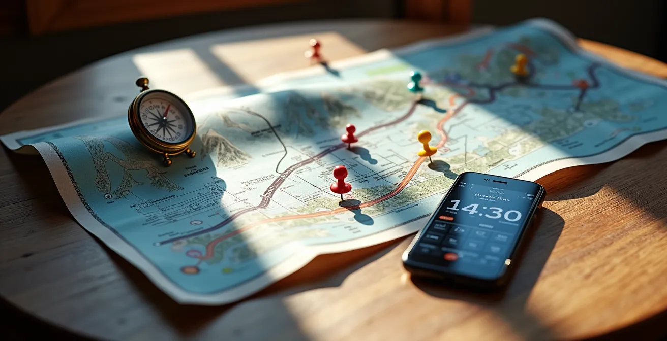 Vue aérienne du domaine des Trois Vallées avec les liaisons principales